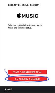 Add Your Apple Music Account As Trial or Membership