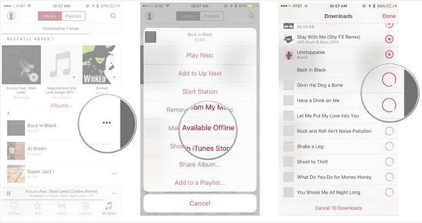 Agrega Apple Music a la biblioteca local en iPhone