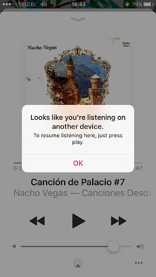 Apple Music Another Device Error