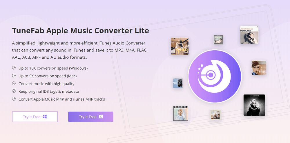 TuneFab Apple Music Converter Lite