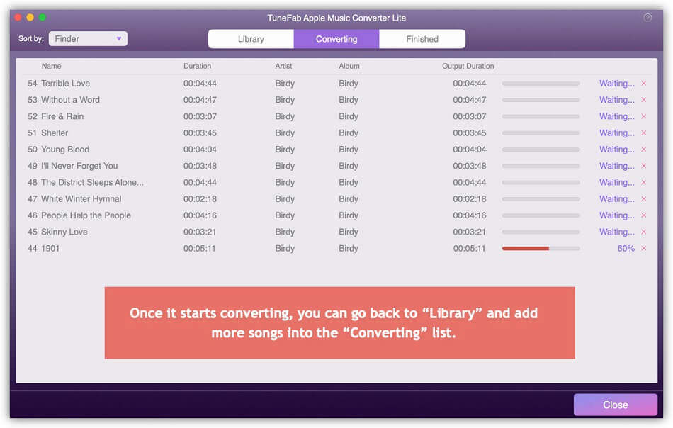 Convert Music with Apple Music 
Converter