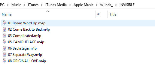 Apple Music Format