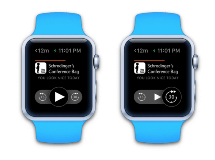 Overcast on Apple Watch