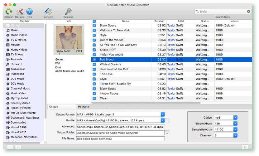 TuneFab Apple Music Converter Screenshot