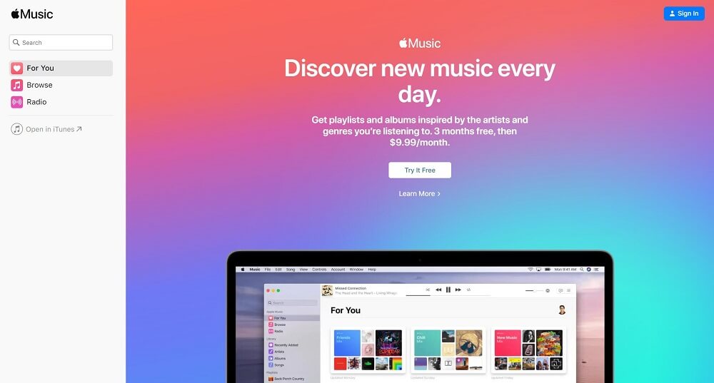 Apple Music para usted