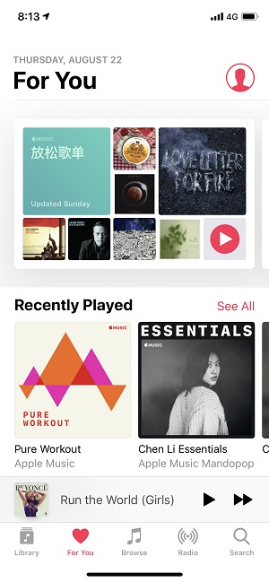 Apple Music For You