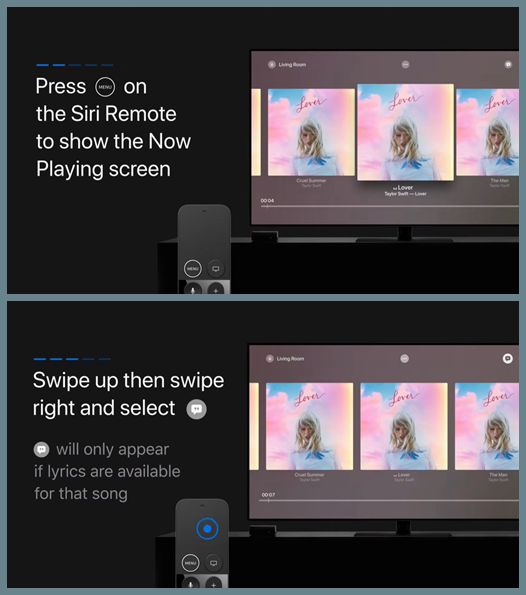 Apple Music Lyrics on Apple TV