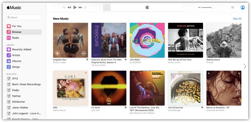 Descubrimiento de música de Apple Music
