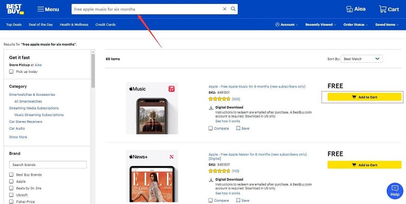 Apple Music Six Months Free Trial BestBuy