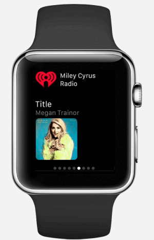 iHeartRadio App on Apple Watch