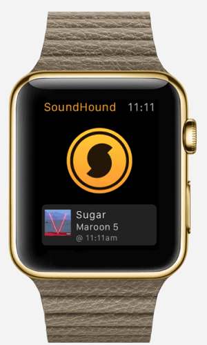 SoundhHound App on Apple Watch
