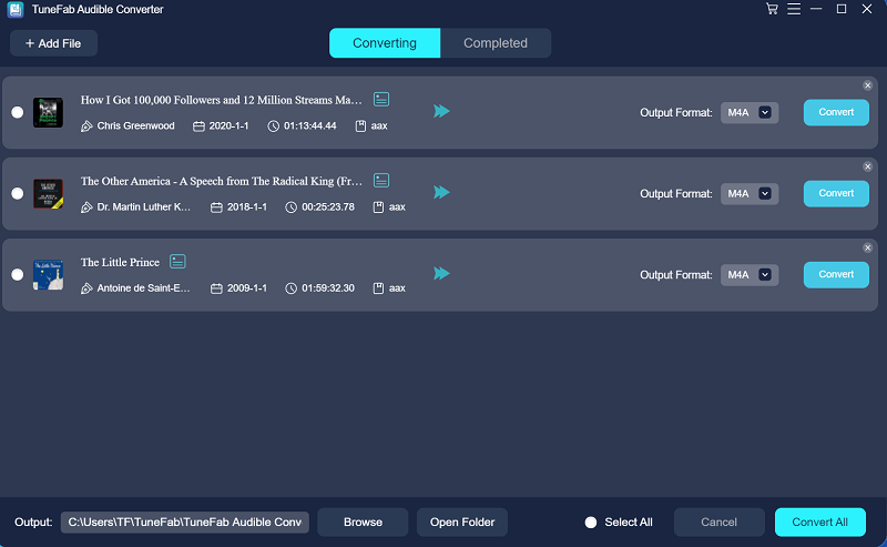 TuneFab Audible Converter Overview