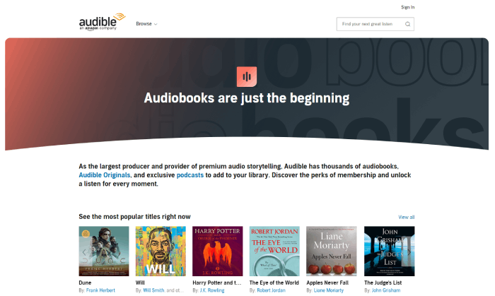 Audible Cloud Player