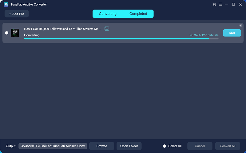 Converting Audible AAX Files to MP3