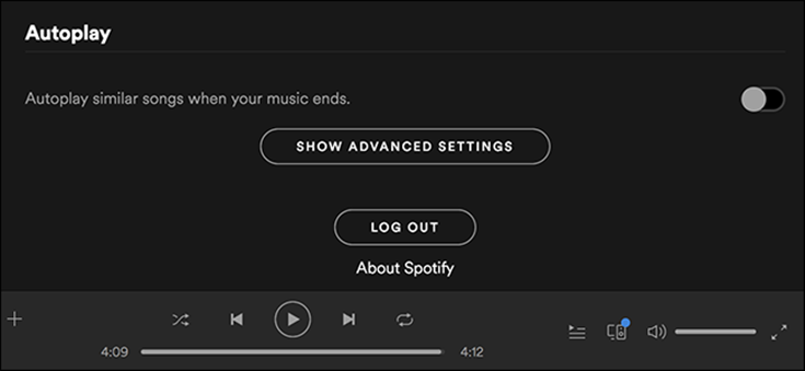 Autoplay on Spotify