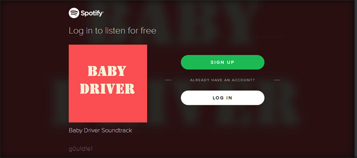 Get Baby Driver Soundtrack from Spotify