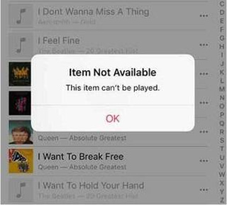 Check Whether the Song is Unavailable