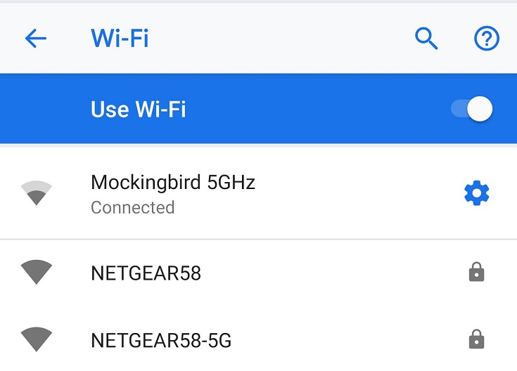 Check Wi-Fi Connection on Android
