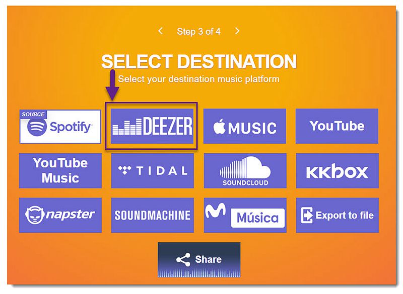 Choose Deezer