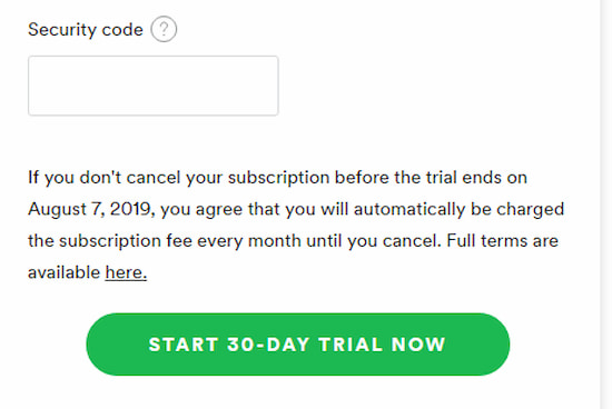 Spotify Join Spotify 30-days Free Trial
