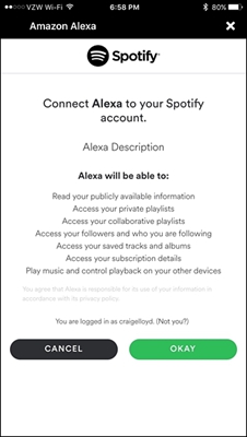 Connect Alexa to Your Spotify Account