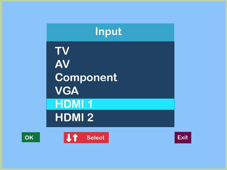 Connect HDMI to TV