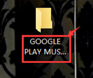Create Google Play Music Folder