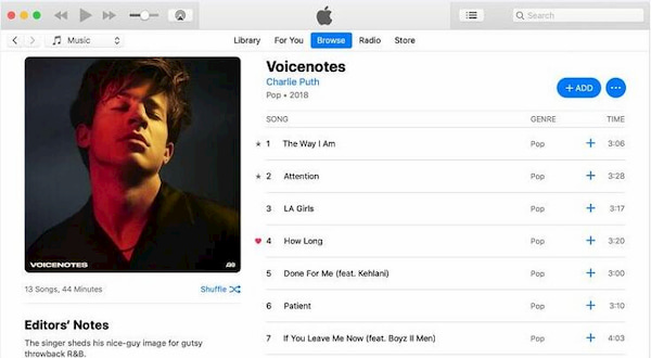 Descarga Apple Music con iTunes