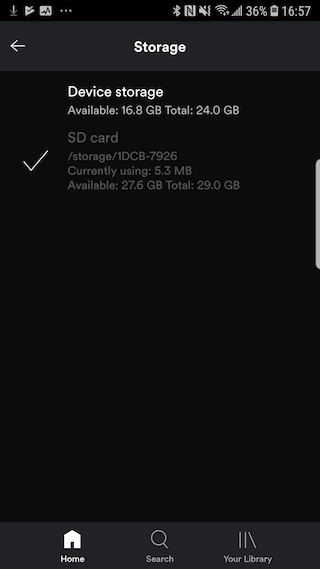 Download Spotify to SD Card