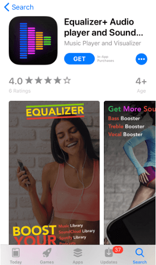 Equalizer+ Audio player and Sound Booster