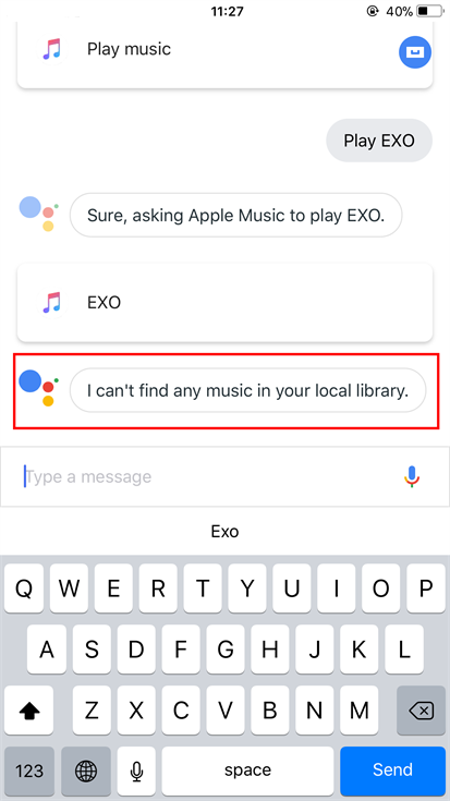 Fail to Detect Apple Music Songs