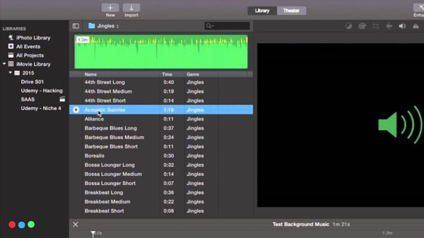 imovie Add Backgroud Music