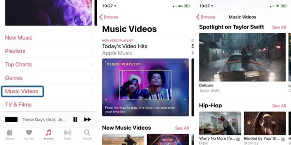 iPhone Apple Music Music Movie Browse