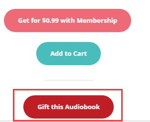 Libro.fm Gifting Audiobook