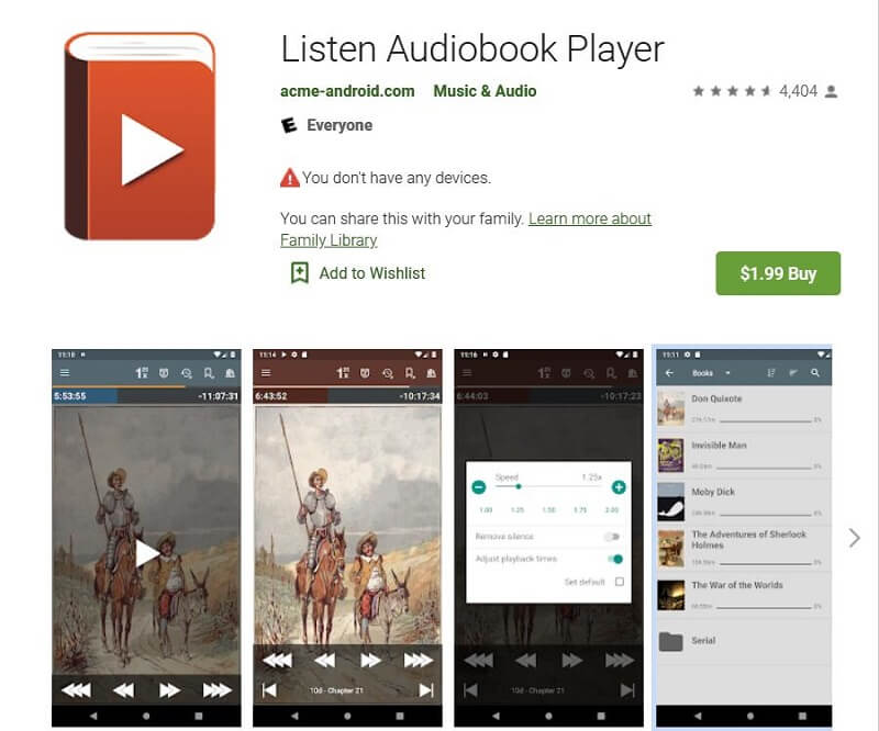 Listen Audiobook Player