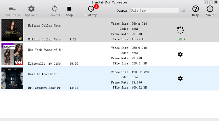 Start to Convert M4V to MP4