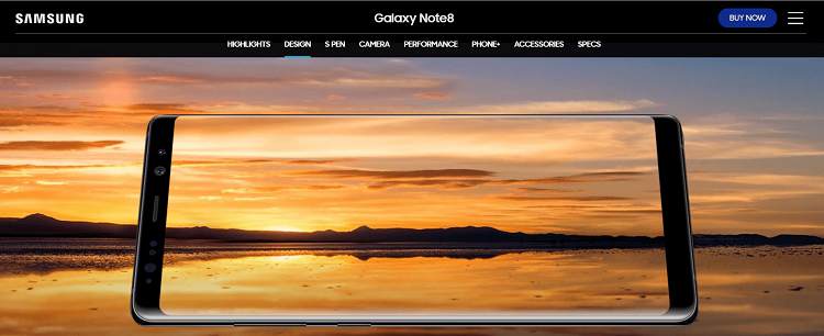 Samsung Galaxy Note 8 Concept 