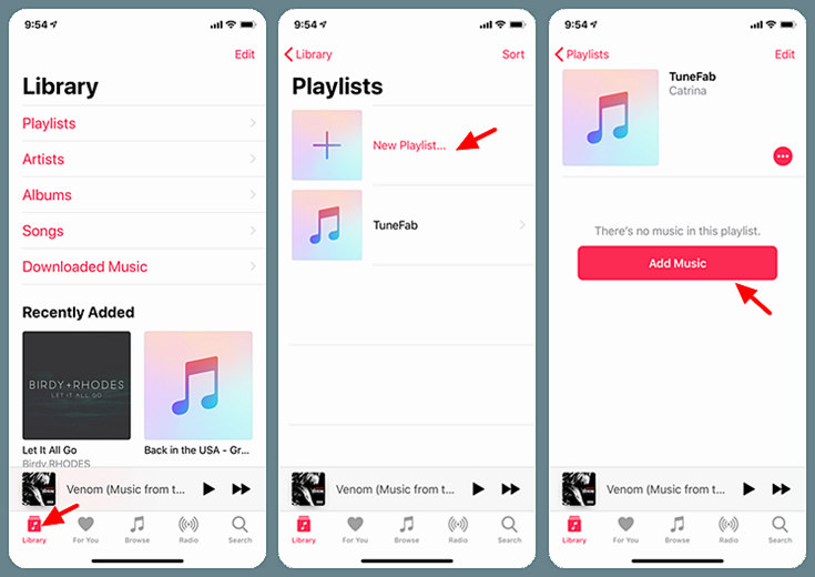 Make a New Apple Music Playlist
