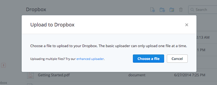 Move Songs to Dropbox