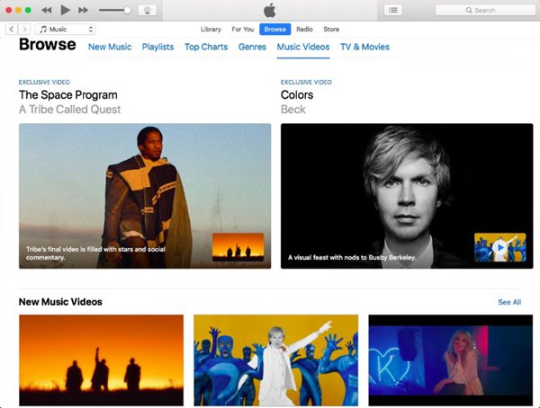 Watch apple music videos best sale on tv