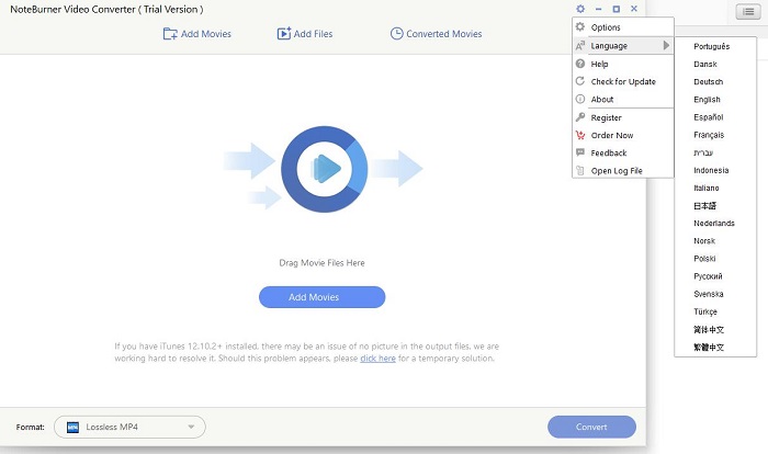 NoteBurner Video Converter