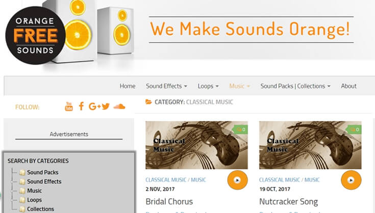 Orange Free Sounds Online