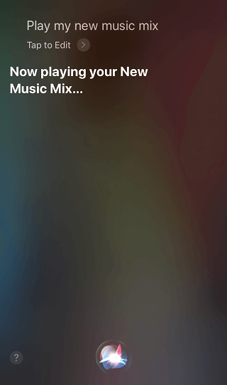 Play My New Music Mix On Siri