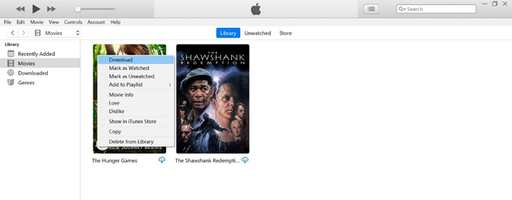 itunes download movies