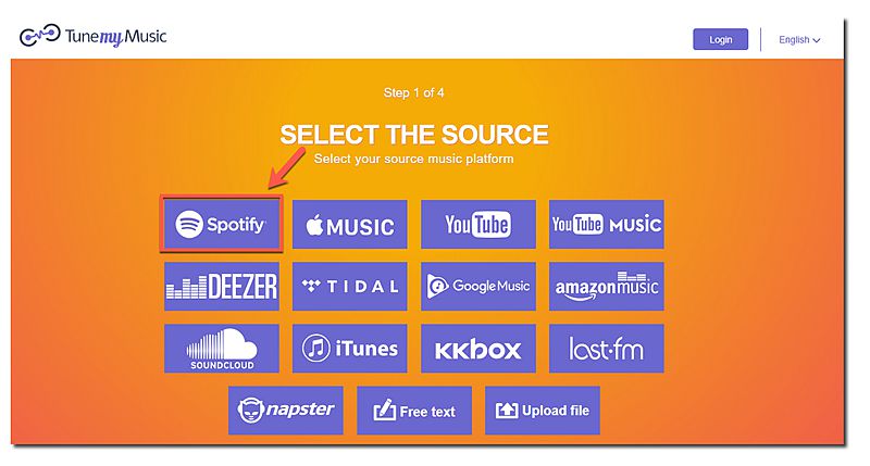 Select Spotify as Resource