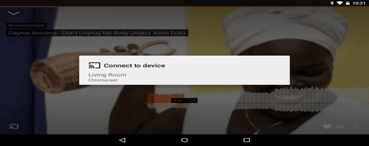 Cast SoundCloud via Chromecast