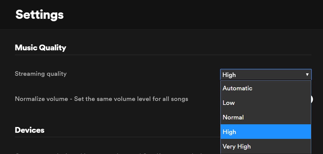 Spotify Audio Quality