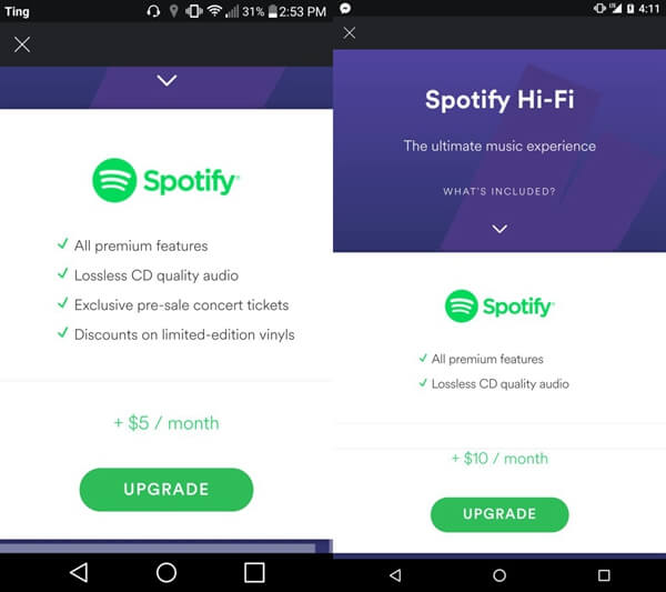 Spotify Lossless Service