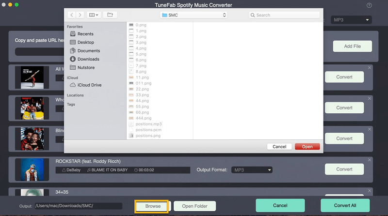 Choose Output Folder Mac