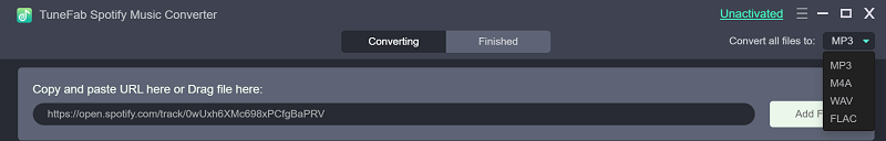 Choose Output Format Before Converting